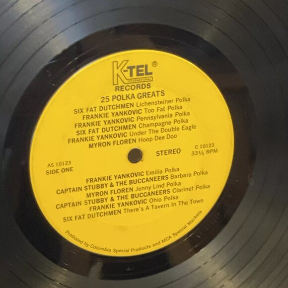 25 Polka Greats Vol. 1 (Vinyl, 1971) K-Tel International C 10123 Good+ LP - Picture 7 of 12